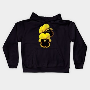 Pansies - Pansy Hiding Kids Hoodie